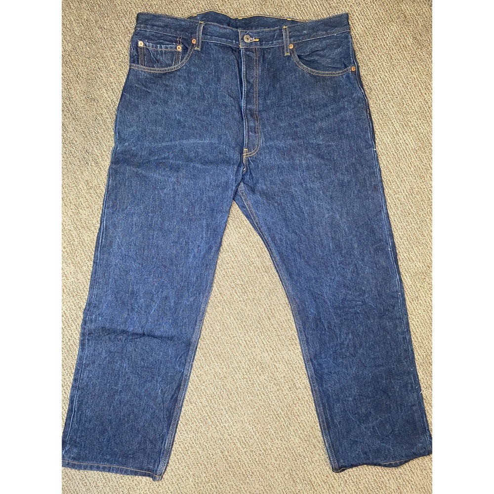 VTG Levis 501 XX Mens 40x30 Button Fly Jeans Denim 100% Cotton Dark Wash